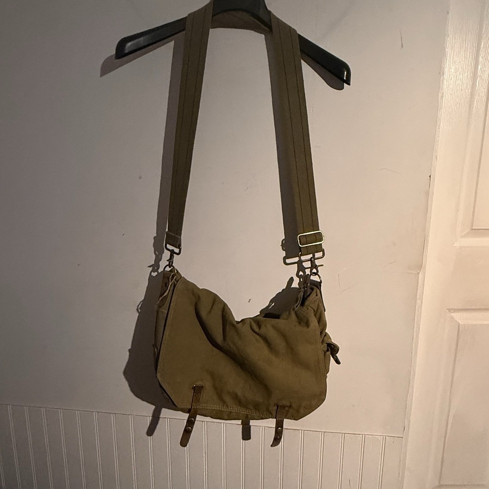 GOOTIUM Canvas Messenger Bag - Vintage Cross Body Shoulder Satchel Large